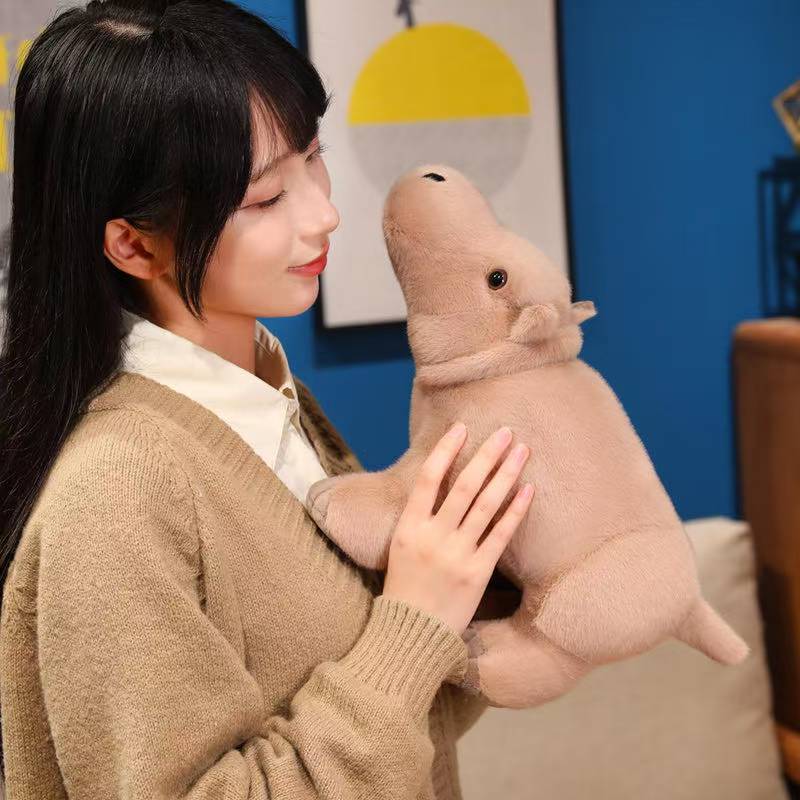 Новейшая кукла-бегемот для симуляции Kawaii плюшевая игрушка кукла мультяшная аниме милая детский подарок на день рождения кукла Рождество