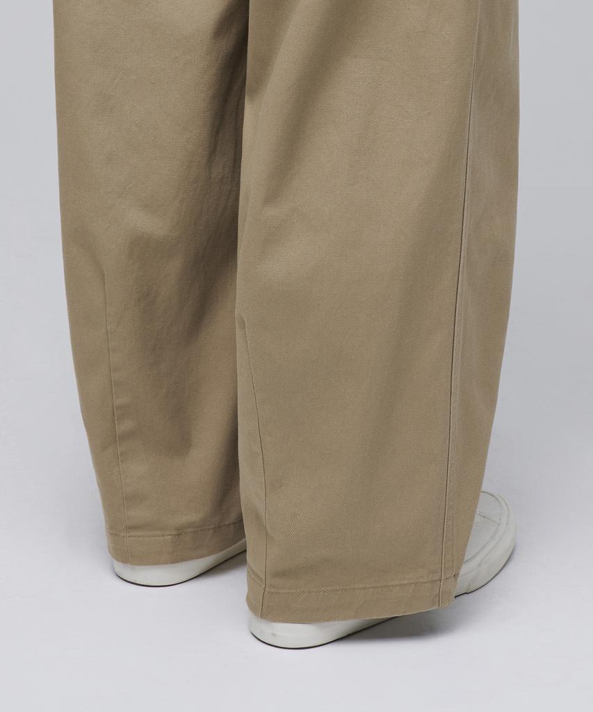 MUSINSA STANDARD Cotton Wide Fatigue Balloon Pants [Beige]