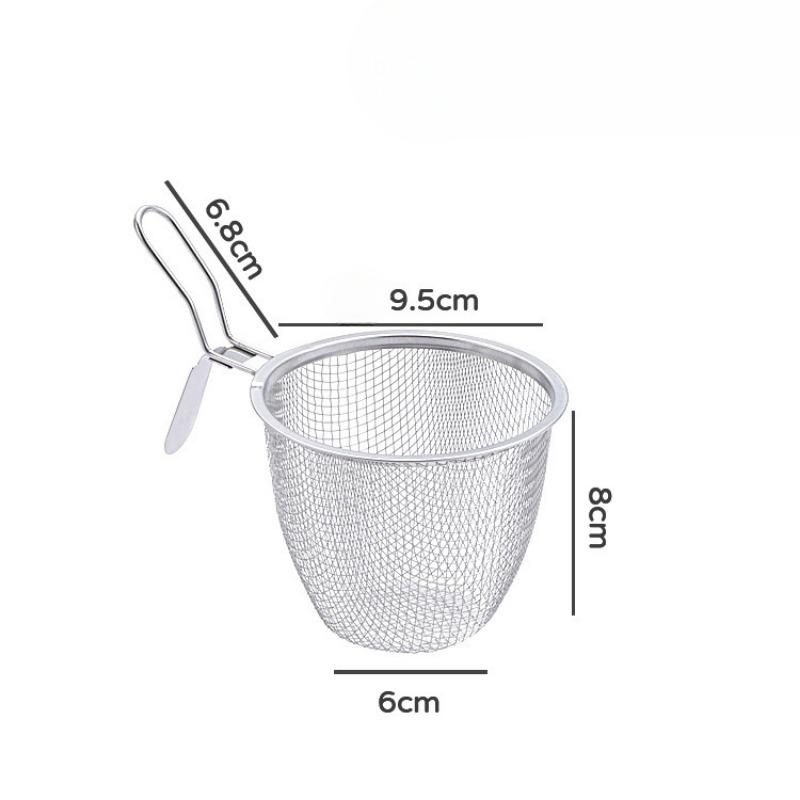 Дуршлаг для хот-пота из нержавеющей стали, бытовой фильтр, воронка с крючком, фильтр для зачерпывания и приготовления лапши
