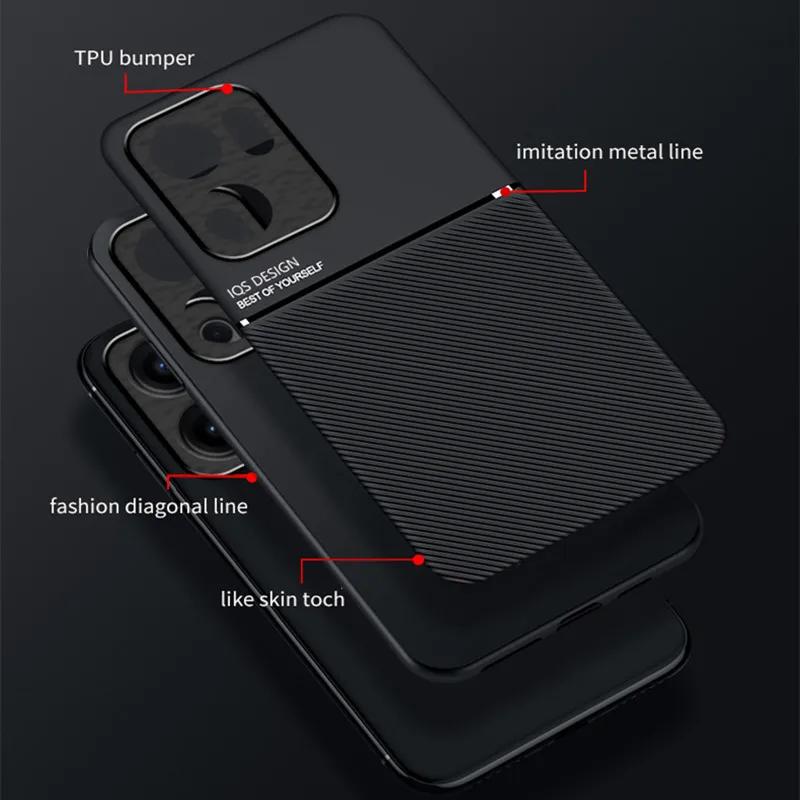 Защитный чехол для OPPO Reno 13F 13FS 5G Reno13 F FS Reno 13 Pro Чехол Магнитная адсорбция Нескользящий Автомобильный держатель Coque Fundas Capa