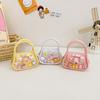Lightweight Silicone Kids Handbag Cute Cartoon Style With Chain Detail