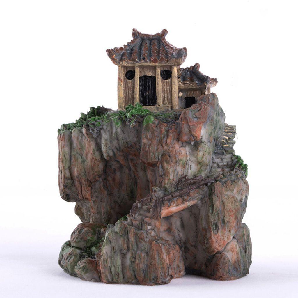Мини Милые DIY Поделки Традиционная Модель Дома Фигурки Сцена Статуя Бонсай Декор