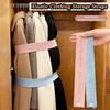 1/2/10/30Pcs Adjustable Elastic Storage Strap Roll-up Clothes Organizer Band  Household Sorting