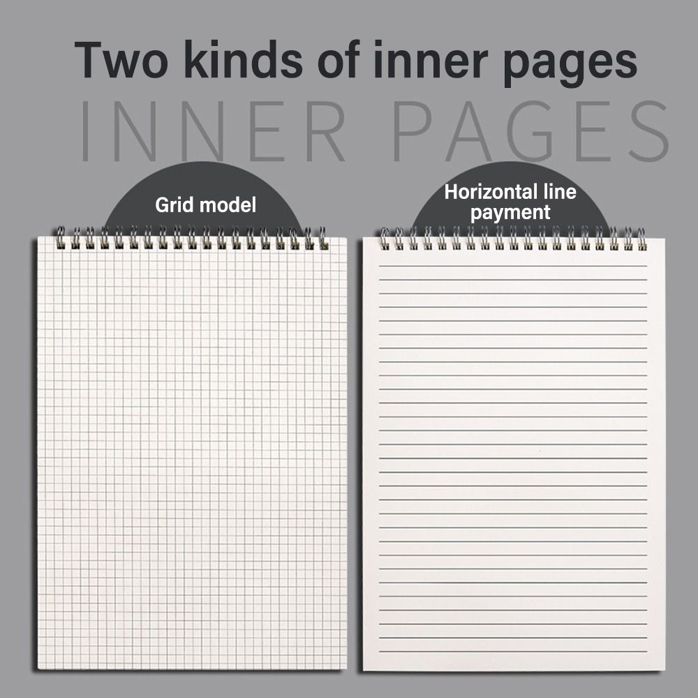 Flip-up Type Journal Diary Book a4/A5/B5 Sketchbook Fashion Coil Notebook  Students