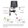 Feb.Wifi Robot Waterproof Valve Tuya Smart Remote Control APP Remote Control Water Pipe Gas Wireless Valve Switch US Plug