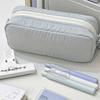 Large Capacity Pen Bag Zipper Design Stationery Organizer New Pencil Case  Students