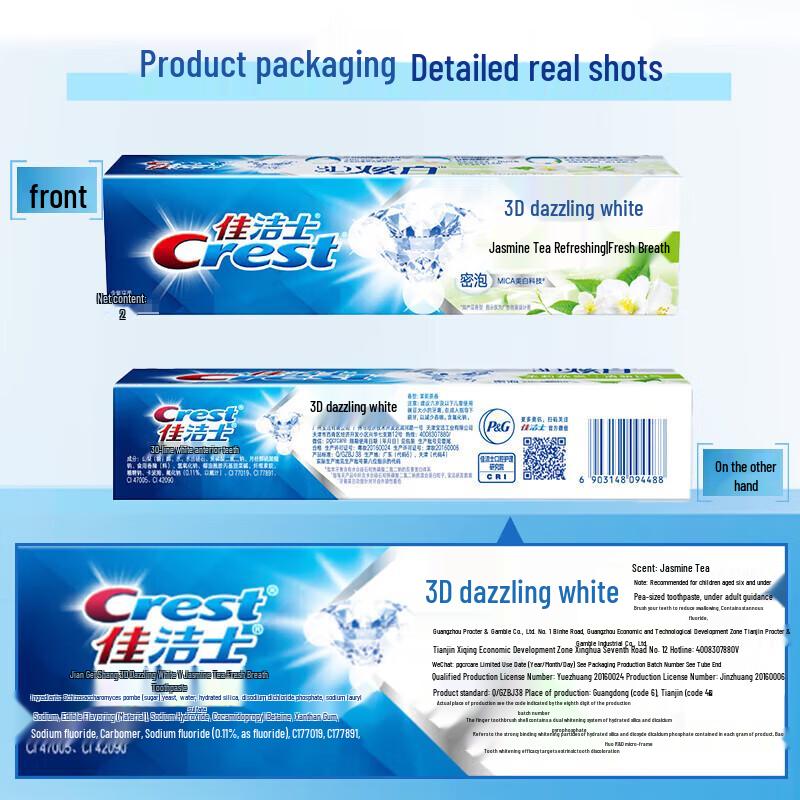 Зубная паста Crest 3D White Fresh Breath