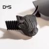 Забавный держатель для туалетной бумаги, простая установка, 3D-печатный дизайн коровы, отдельно стоящий держатель для туалетной бумаги в ванной комнате, органайзер для бумажных салфеток