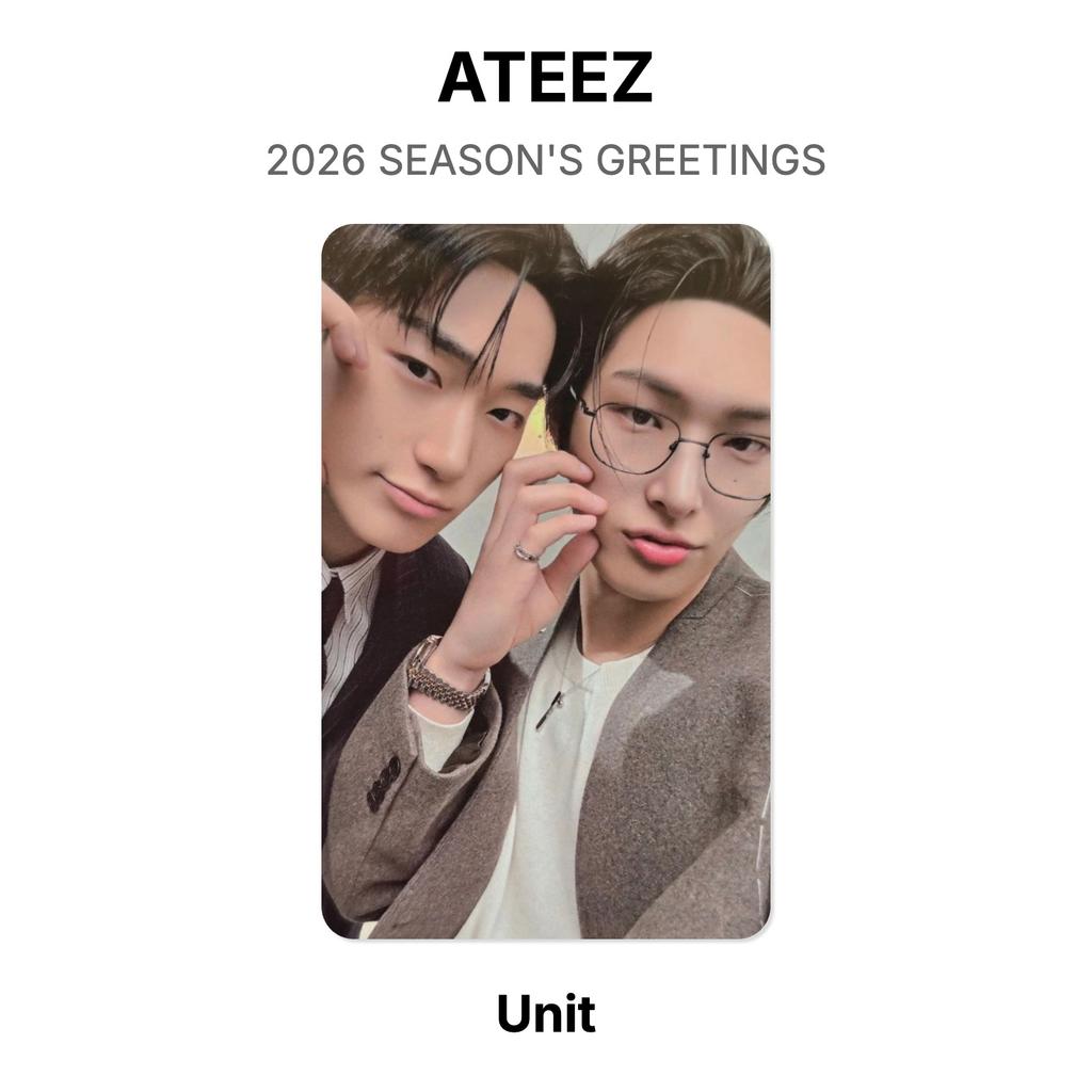 ATEEZ ПОЗДРАВЛЕНИЕ С СЕЗОНОМ 2026 Официальная фотокарточка