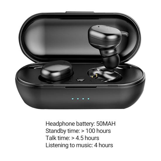 Беспроводные наушники Портативные Смарт-тач Перезаряжаемые Bluetooth-совместимые 5.0 Внутриканальные Наушники для Бега