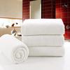 100г Гостиничное полотенце для ванны и лица - Белое, Хлопок, Впитывающее, Настраиваемая вышивка/принт