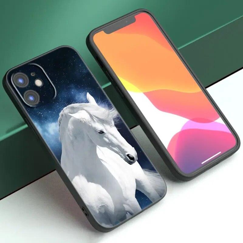 Чехол для телефона с изображением лошади для iPhone Samsung Galaxy Redmi Xiaomi Oppo OnePlus Note SA 7 8 9 10 11 12 13 14 20 21 22 23 53 54 Pro Max Ultra TPU Soft