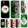 Чехол для телефона с национальным флагом Алжира для iPhone 5 5S 2020se 6 6s 7 8 plus x 10 XR XS 11 12 13 mini pro MAX, черная задняя крышка из ТПУ
