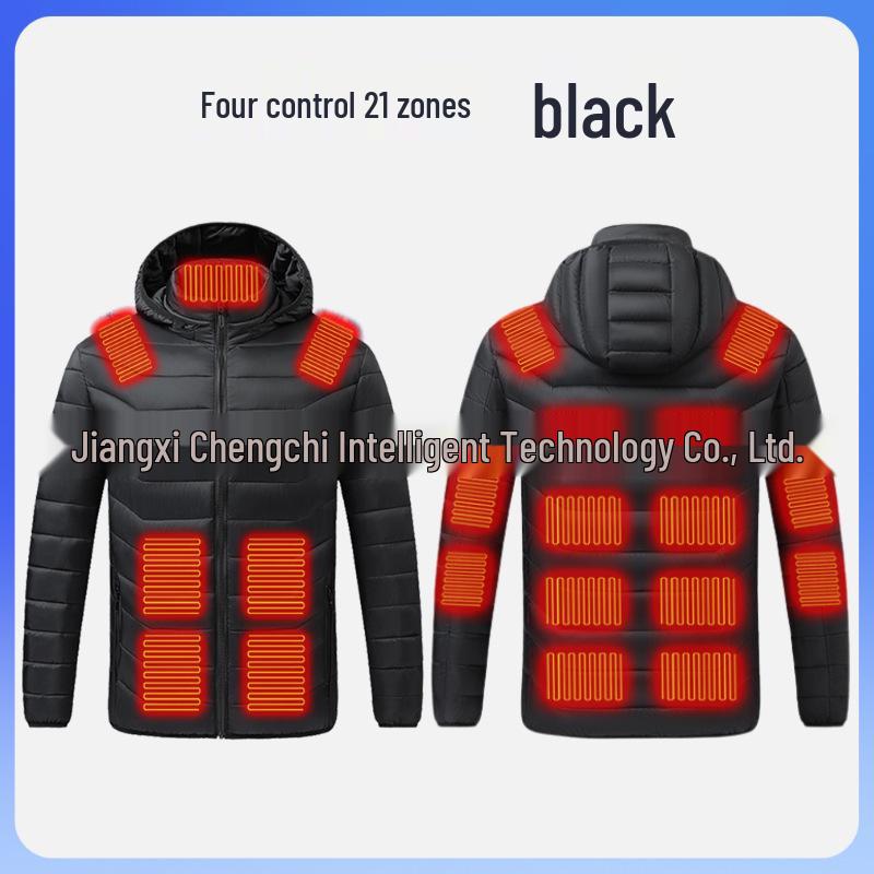 Хлопковая куртка с USB-подогревом и регулируемой температурой