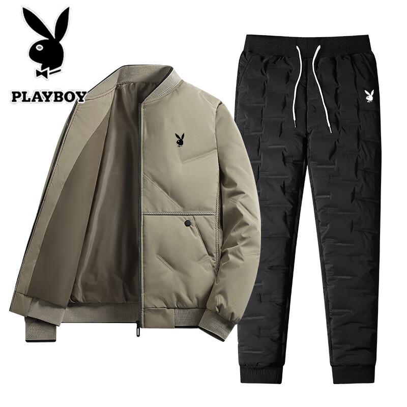 PLAYBOY Мужской утепленный спортивный костюм с длинным рукавом