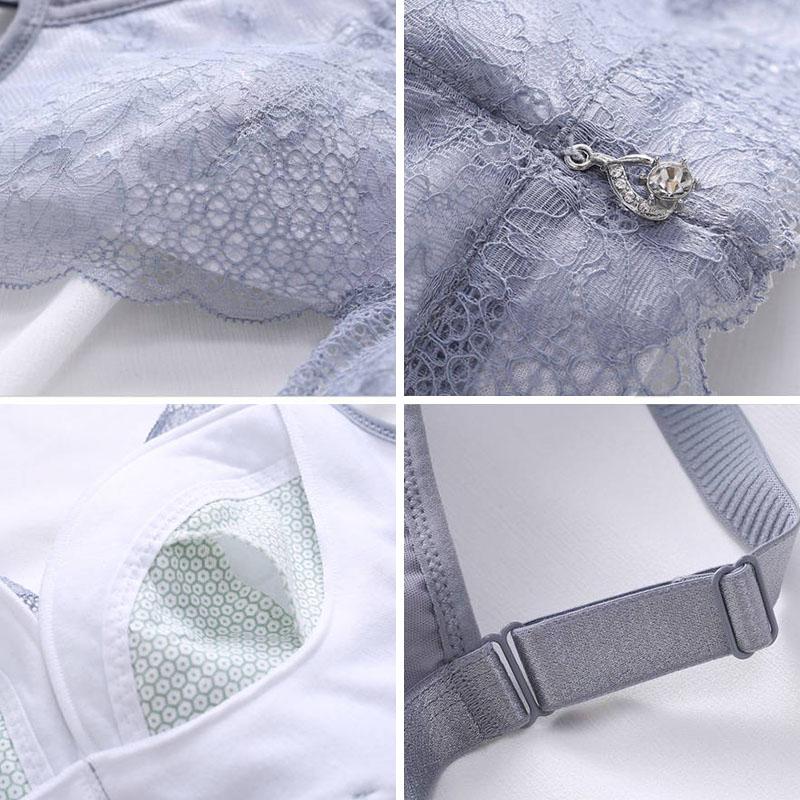 Женский бюстгальтер без губки и без стальных колец, дышащее нижнее белье с регулируемой боковой частью груди, повседневное нижнее белье с тонкими формованными чашками, с эффектом пуш-ап