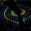Фестиваль 3.2*0.6M 420LED 3 гирлянды павлинов уличная сетка светодиодная гирлянда Рождественская свадьба Новый год декоративная гирлянда лампа