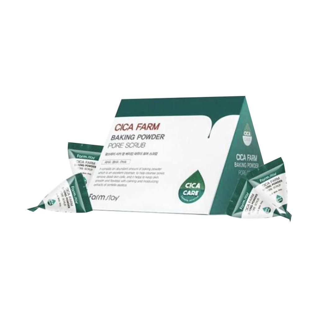 FARM STAY Cica Farm Baking Powder Скраб для пор, 7 г x 25 шт. (3 варианта)