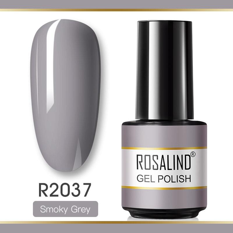 ROSALIND Красочный УФ-гель для ногтей, блестящий алмазный блестящий лак, гель-лак, замачиваемый УФ-коричневый гель для ногтей