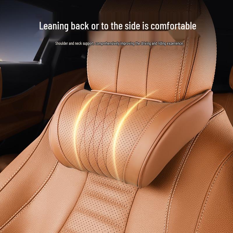 Jordani Premium Memory Foam Car Headrest & Lumbar Support Pillow