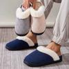 Fashion Slip On Platform Fur Slippers for Women Fashion Mix Color Furry House Cotton Slides Woman Light Non Slip Cotton Slippers Female