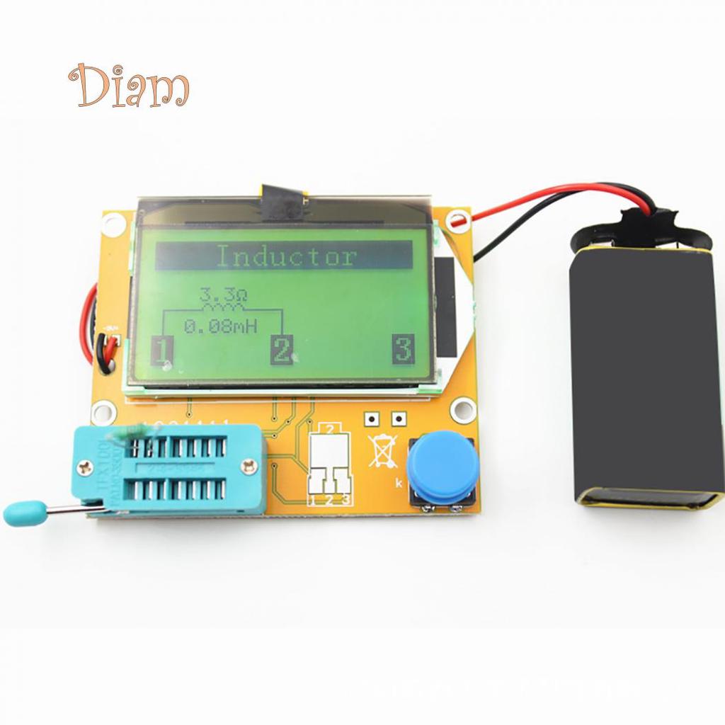 ANBS LCR-T4 12864 9 В ЖК-дисплей цифровой транзистор с подсветкой диод триод тестер ESR