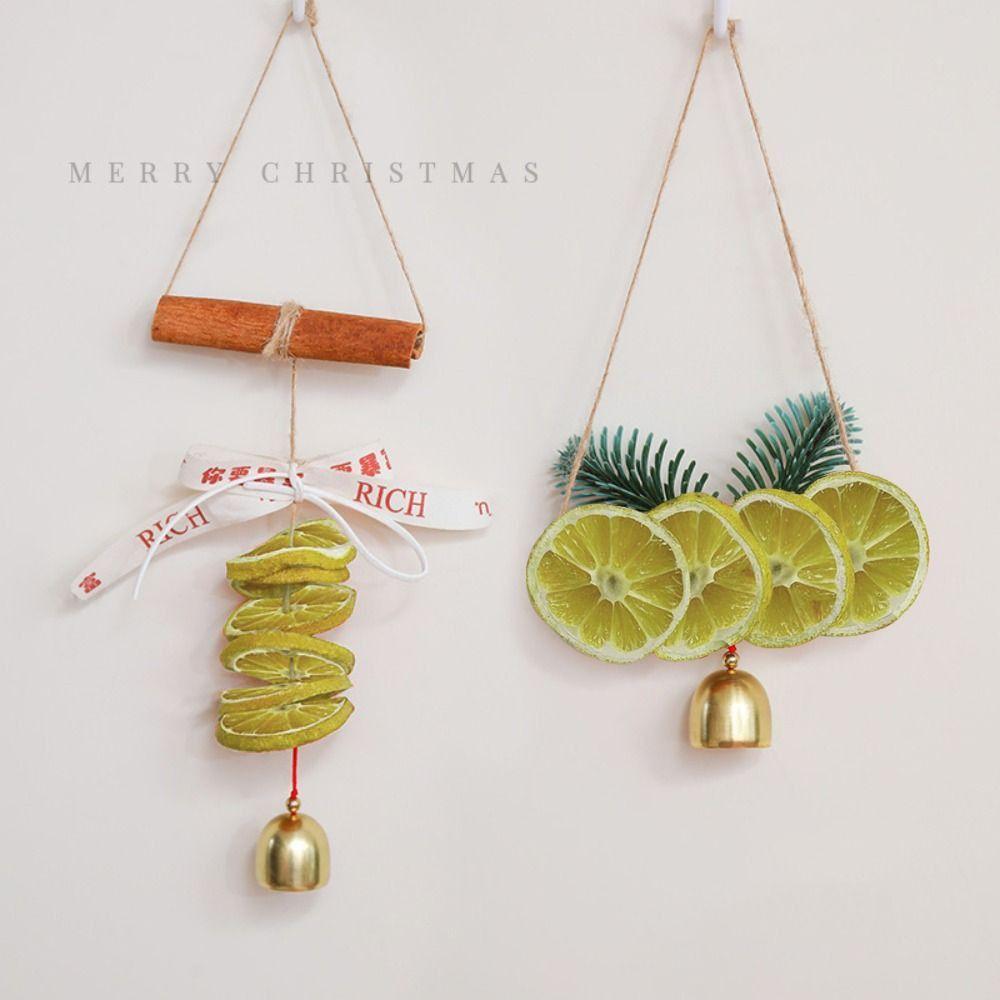 Christmas Tree Lemon Bells Christmas Ornaments Merry Christmas Tree Ornaments  Christmas Gifts