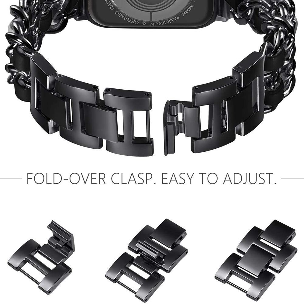 Watch Strap Wristband for Apple Watch Series 10 46mm/Ultra 2 Ultra 49mm/9 8 7 45mm/SE (2023) SE (2022) SE 6 5 4 44mm/3 2 1 42mm