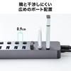 Sanwa Direct USB Hub 10 Port USB Charger with Individual Switch with AC Adapter Self-Powered USB3.2/5Gbps 400-HUBA23GM