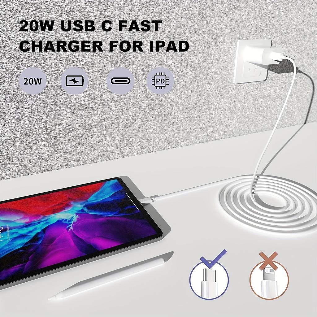 1-2 Set 2024 NEW PD 20W Fast Charger Set For iPhone 16 15 Pro Max Plus USB C To Type-C 3.3 Ft Cable Fast Charging Accessorie
