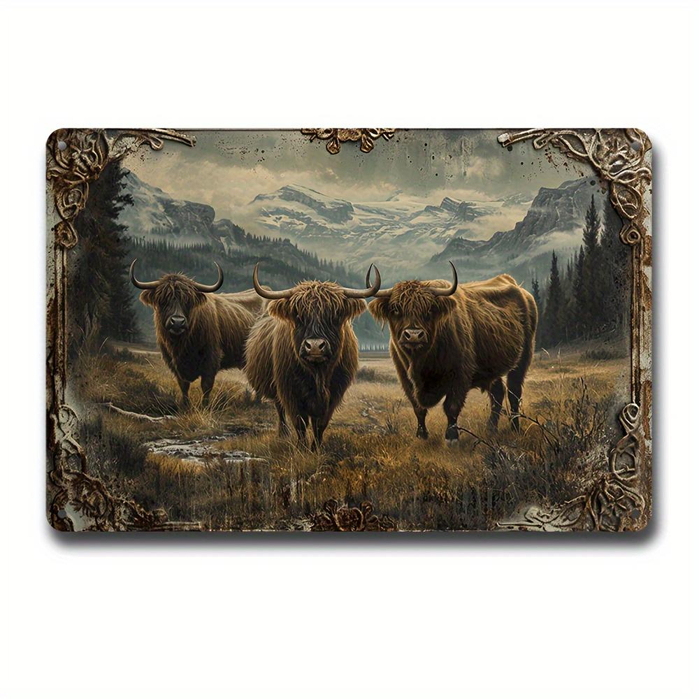 FJ Винтажные металлические жестяные таблички 2D плоская печать Постеры Комната Стена Дом Фермерский дом Декор Украшение комнаты