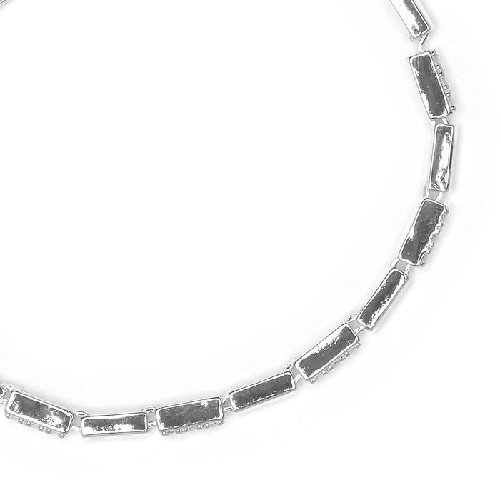 Bracelet - LUXENTER - Tavli - Oxyde de zirconium - Finition rhodiée Argent 925 - 18 cm