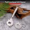 Скребок для чистки гриля и канавок из нержавеющей стали