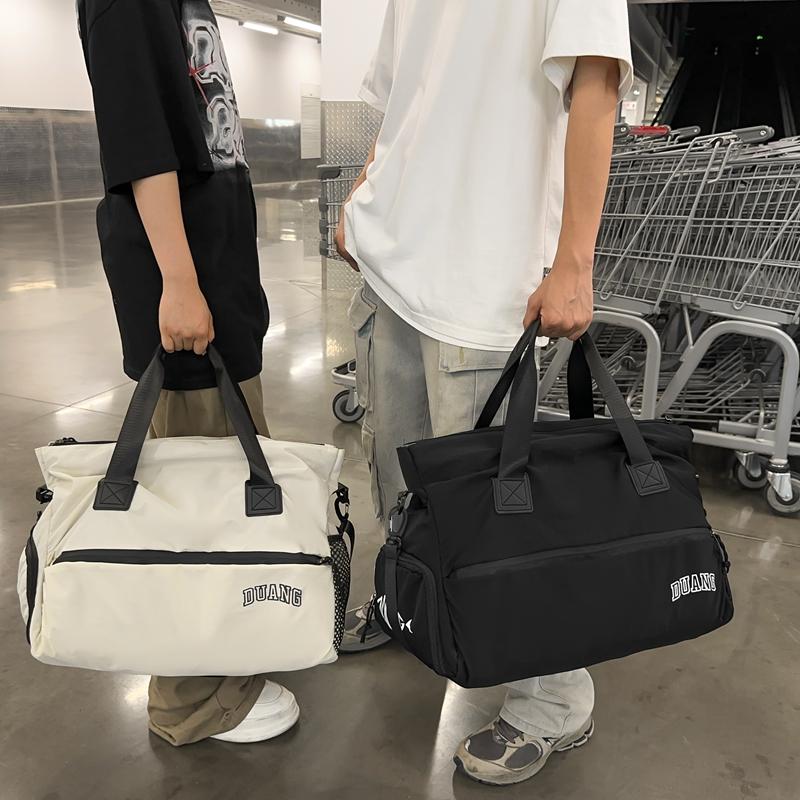 Мужская дорожная сумка на короткие расстояния, сухая и влажная сумка для багажа, легкая женская портативная сумка для фитнеса большой вместимости с разделением, сумки для обуви