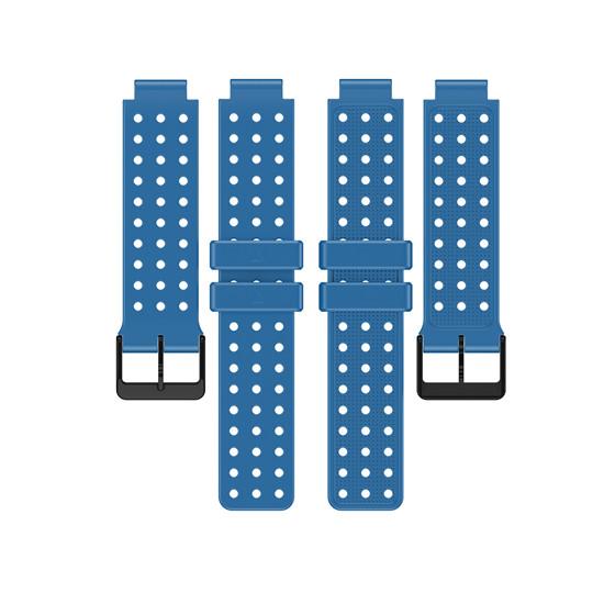 Прочный силиконовый ремешок для Garmin Approach S20 с монохромным дизайном и застежкой-пряжкой