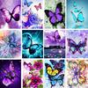 Butterfly Pattern 3D Diy Diamond Painting Cross Ctitch Kits Diamond Art Crystal Mosaic Embroidery