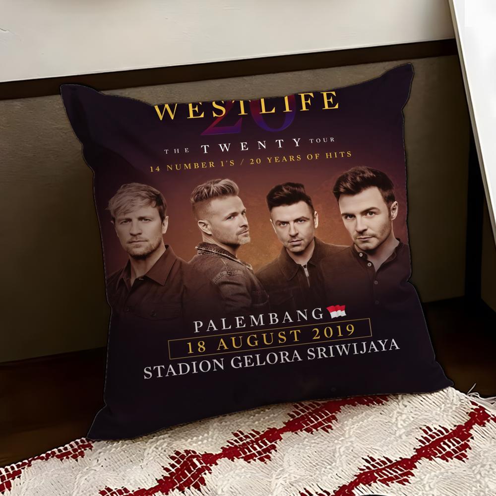 WWestlife The Twenty Tour Cushion Cover Reversible Soft Durable Pillow Cover Home Car MultiScene Use for Daily Comfort