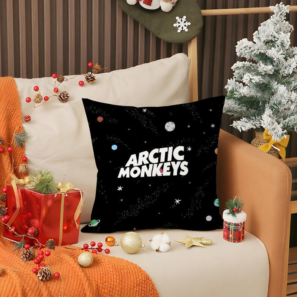 Горячая A-Arctic Monkeys Бренд Наволочка Защита от пылевых клещей Подушка Невидимая молния Шелковистый короткий плюш Чехол на подушку дивана
