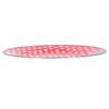 12PCS Salad Plate HighGrade Imitation Porcelain Dinnerware Tableware for Home Use(Red Dot )