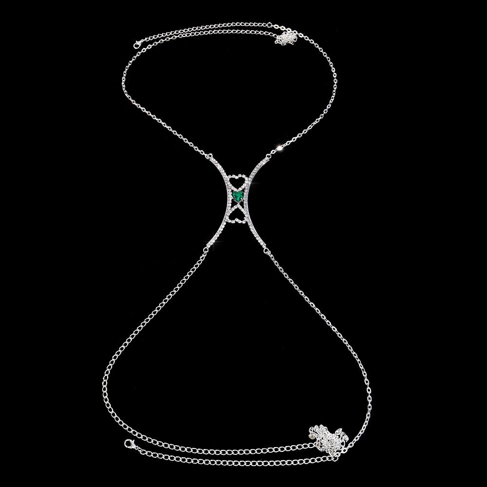 Stonefans Summer Delicate Angel Chest Bracket Bra Chain Crystal Rhinestone 2022 New Beach Coin Sexy Bar Present Bar Body Jewelry