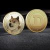 Памятная монета Dogecoin с рисунком милой собаки, сувенирная монета с собакой
