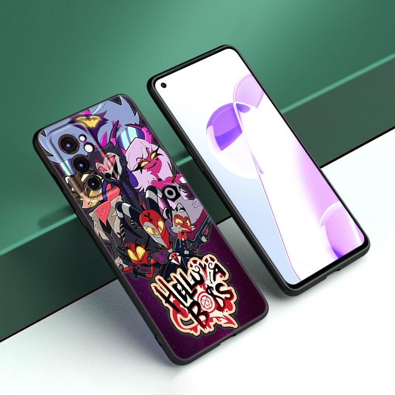 Аниме Чехол для телефона Helluva Boss из черного силикона для OnePlus 9 10 11 12 ACE 2V Pro 9RT 10T 10R Nord CE 2 3 Lite N10 N20 N30 5G