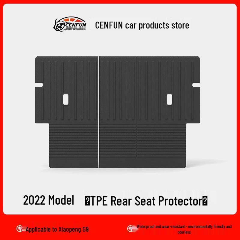 Коврик в багажник и защита заднего сиденья Xpeng G9 2024 - TPE, без запаха, экологичный