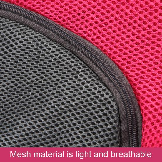 Pet Sling Carrier Scratch-Proof Good Ventilation Large Space Mesh Pet Sling Comfort Handbag for Outdoor