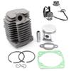 40-6 Mower Cylinder Assembly Piston with Accessorires 411 Lawn Mower Cylinder Black White Paper Pad+ Needle Roller