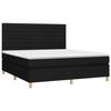 VidaXL Bed Slatted Base with Mattress and LEDs, Upholstered Bed, Double Bed, Adult Bed for Interior Bedroom, 3135535