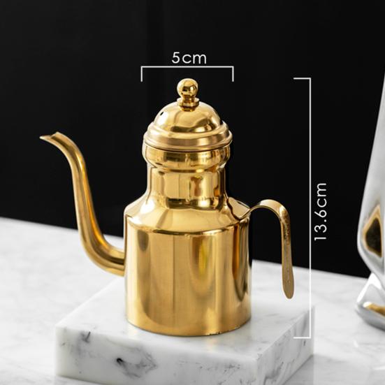 Диспенсер для масла из нержавеющей стали, герметичная бутылка для масла без капель для оливкового масла, уксуса, кухонный контейнер для хранения масла