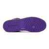 Кроссовки Air Jordan 1 Mid GS Dark Iris Purple Black White 554725-095