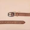 Ремень в стиле ретро, мужской кожаный ремень первого слоя, простой студенческий ремень с японской пряжкой, прямые продажи