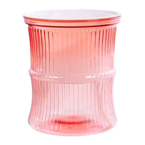 Самополивающийся кашпо для цветов с резервуаром, дренажными отверстиями, прозрачным бамбуковым дизайном, горшок для растений для африканской фиалки, суккулентов